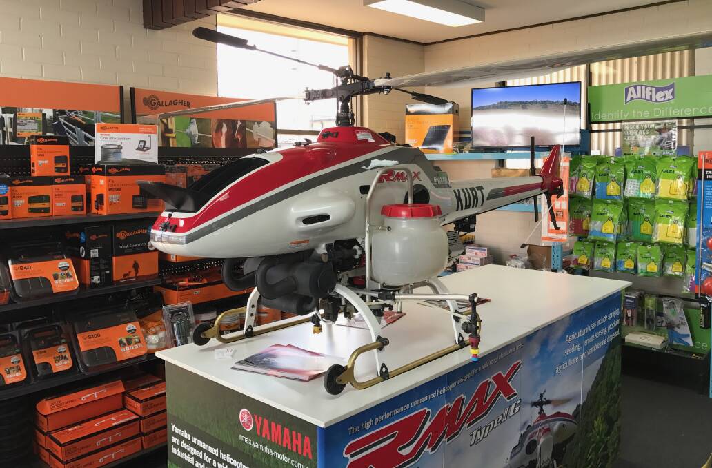 Technology: Like this drone on display at Tamworth AMPS branch at 46 Dampier Street, is one way AMPS is changing the way we farm.