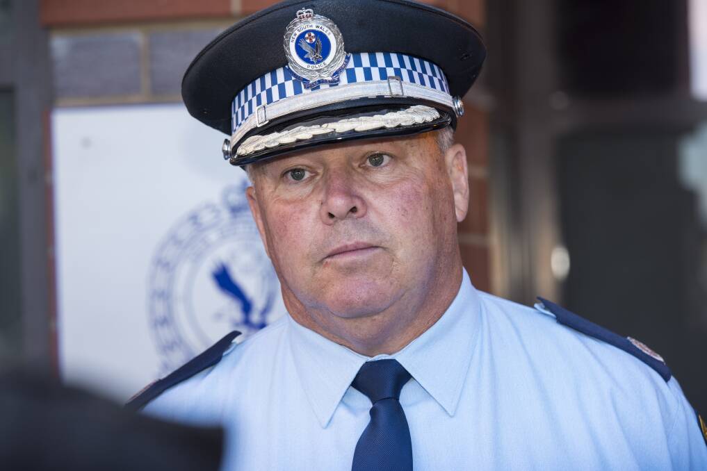 Taking charge: New Deputy Police Commissioner for Regional NSW Gary Worboys in Tamworth on Friday. Photo: Peter Hardin