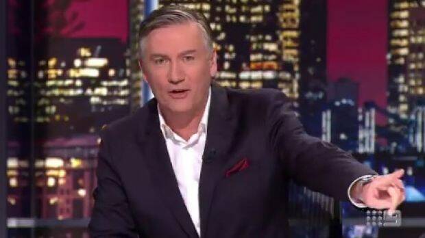 Eddie McGuire returned to The Footy Show after a 12-year absence. Photo: Twitter: @AFLFootyShow
