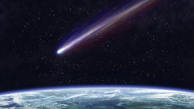 The suspected meteorite sighting over Northern NSW on Sunday.
