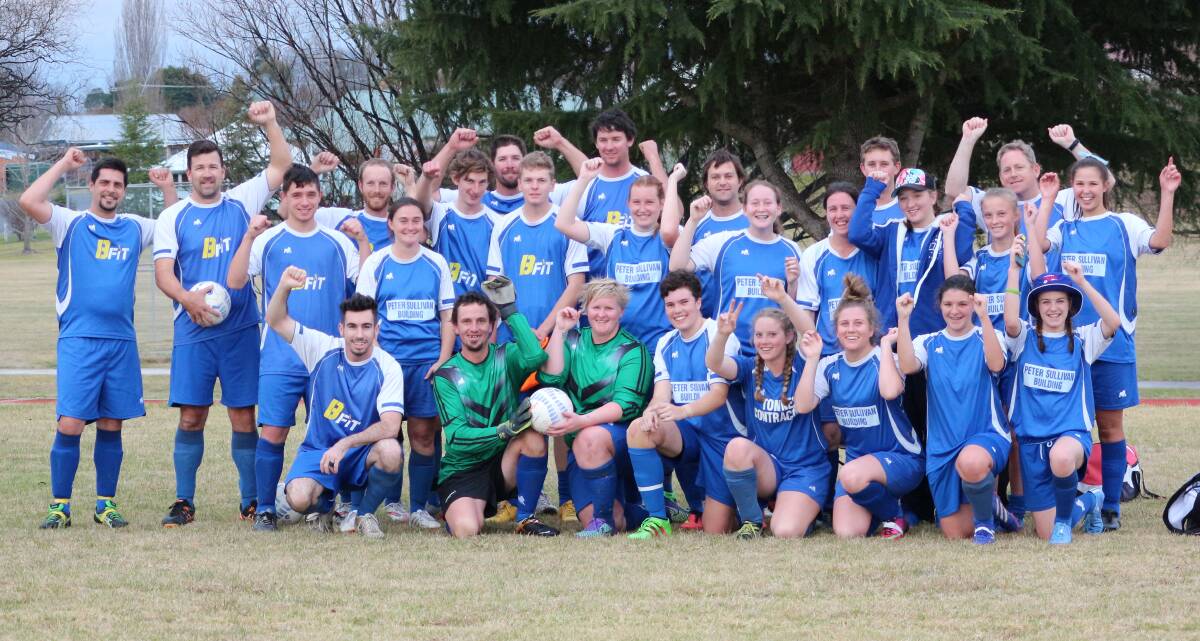 LOUD AND PROUD: Tenterfield Senior Soccer now boasts Good Sports accreditation.