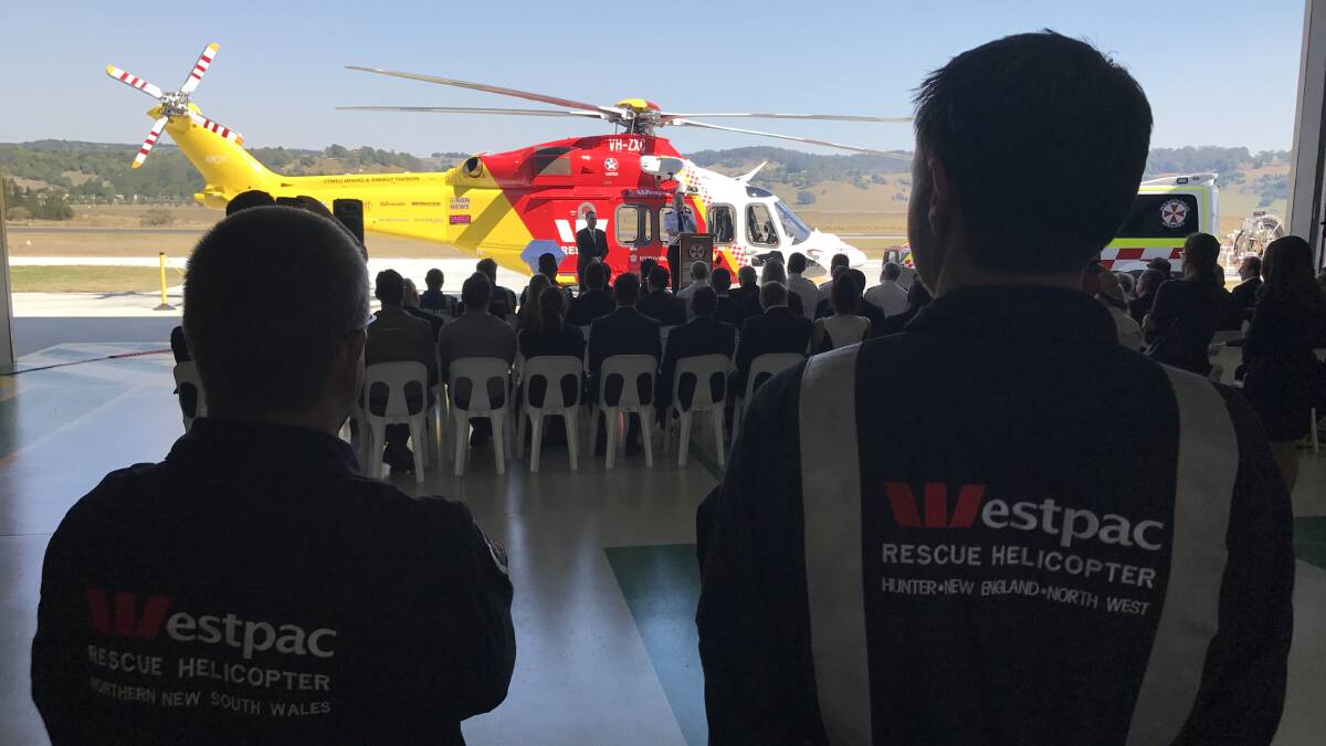 The new rescue helicopter base at Lismore Airport is officially open for business.