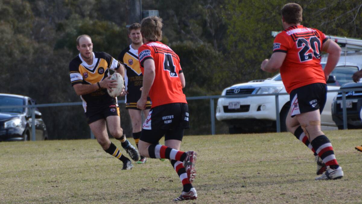 TOP EFFORT: Tenterfield backrower Murray Johnson created plenty of opportunities for the Tigers. The side went down to Inglewood 34-26.