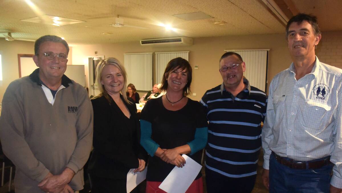 Kevin Santin, Kristen Lovett, Amanda Rudge, Paul Quinn and Vince Sherry were officially installed on the inaugural board, as were Trish Parker and Josh Telford who couldn't attend on the night.