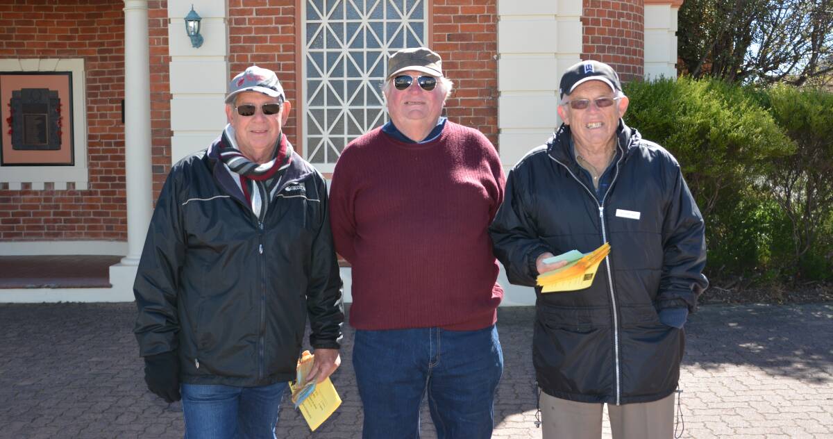 The three candidates involved -- (from left) Bob Rogan, Brian Brown and Ted Hartfield -- did extensive doorknocking.