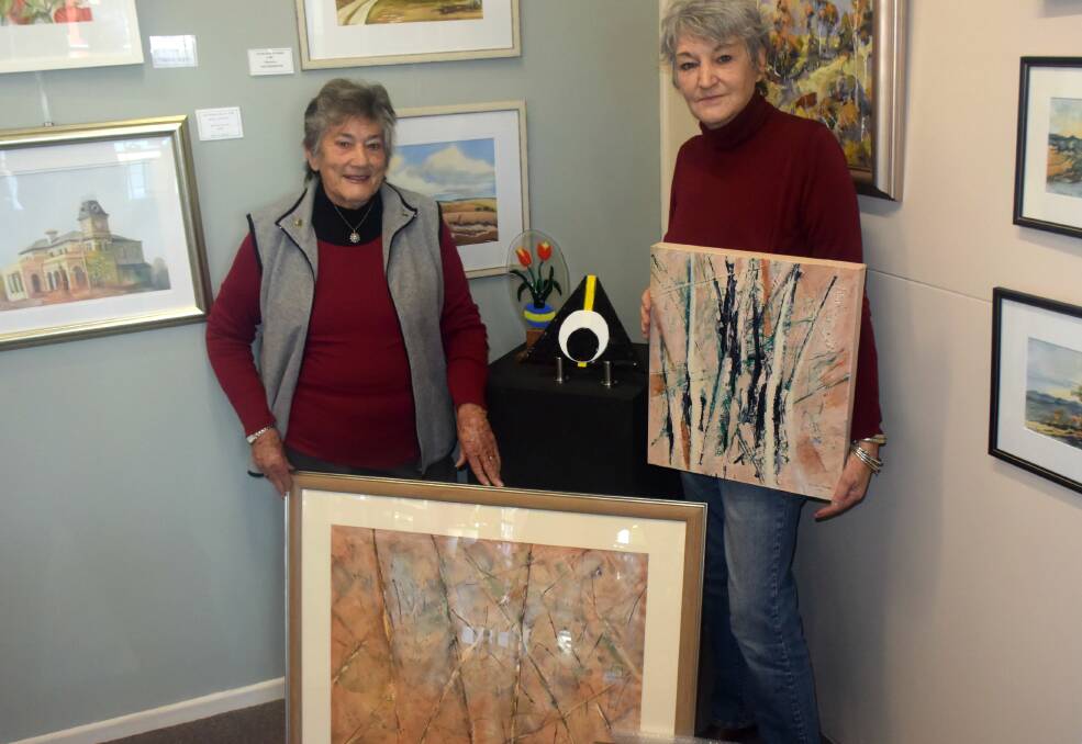 Sisters Jann Newman and Dianne Clifton are the same but different when it comes to artistic expression. Their exhibition at the Artists' Collective Studio continues through to Thursday, August 10.