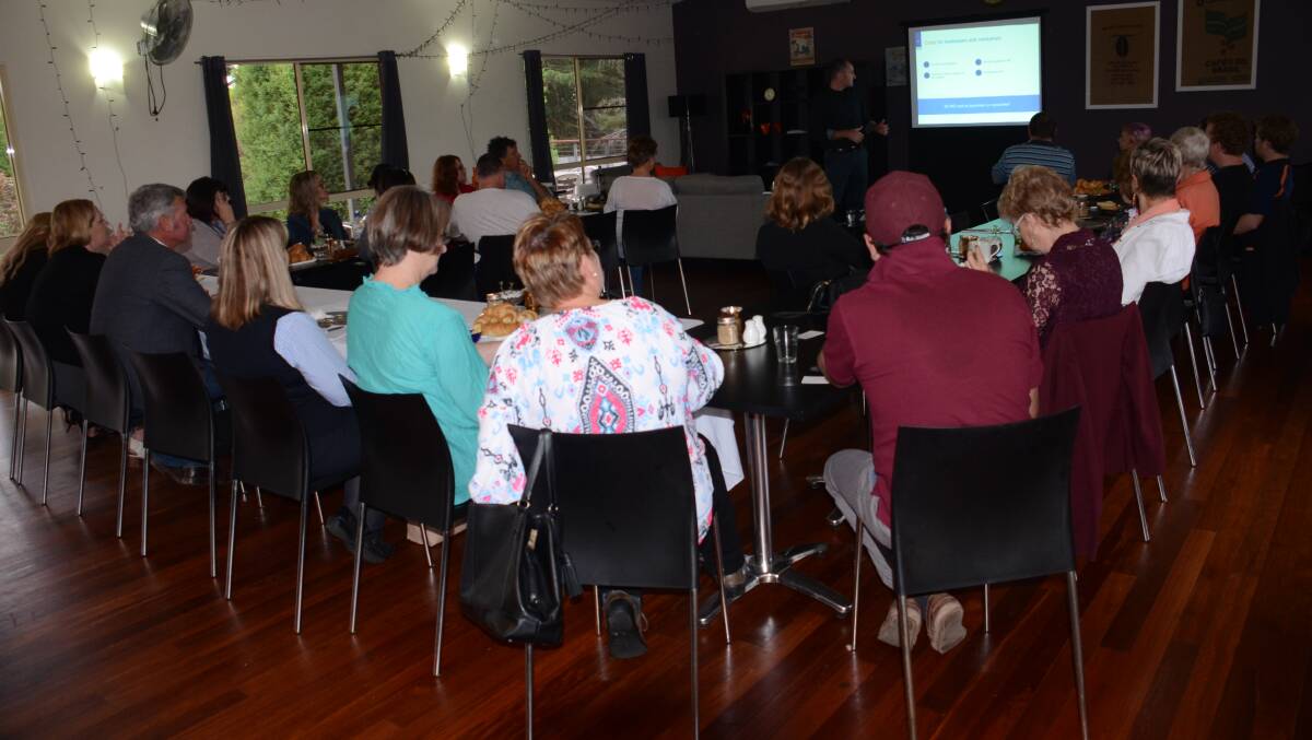 Twenty-seven local business owners attended the breakfast launch of the Tenterfield True gift card at The Maze.