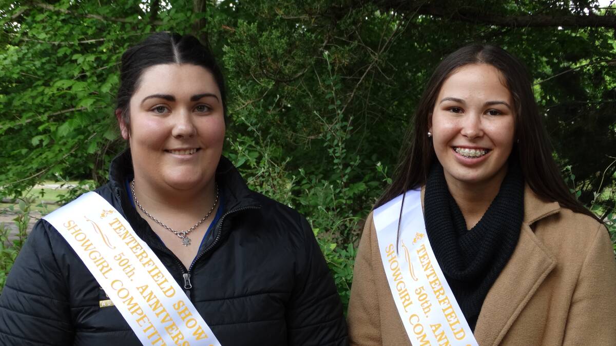 Emily Henderson and Keely Mooney will contest the 50th Tenterfield Showgirl competition.