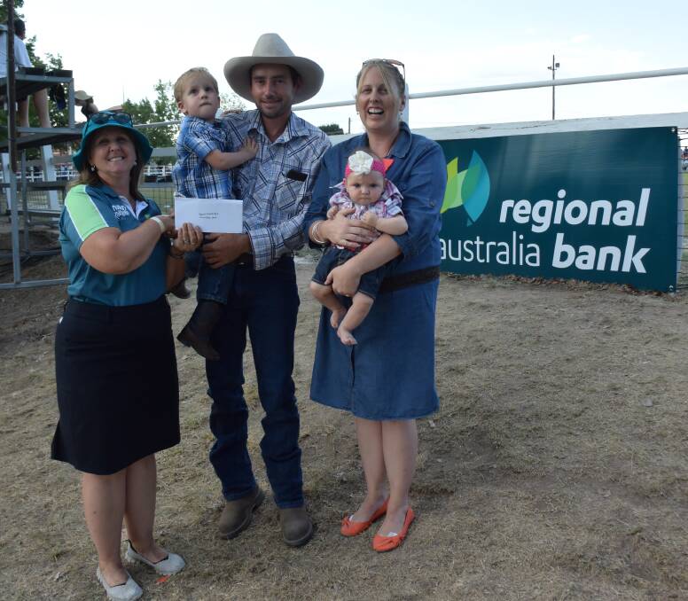The Holley family is the lucky winner of Regional Australia Bank's $1000 holiday giveaway.
