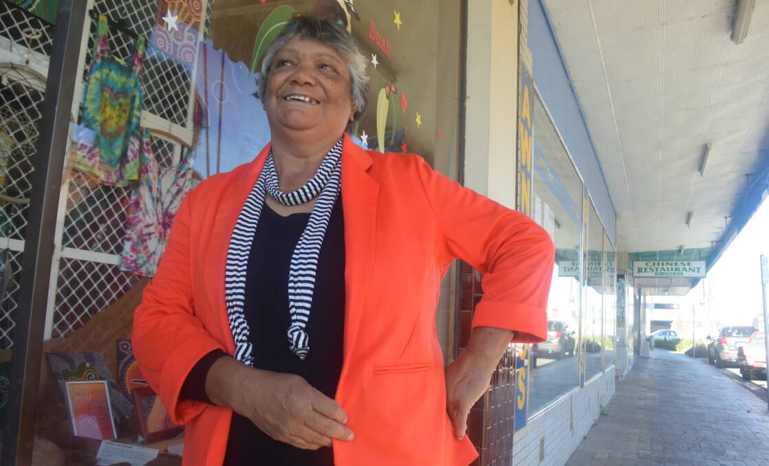 Helen Duroux, pictured outside the Moonbahlene Local Aboriginal Land Council office, said the Welcome to Country is an important aspect of events.