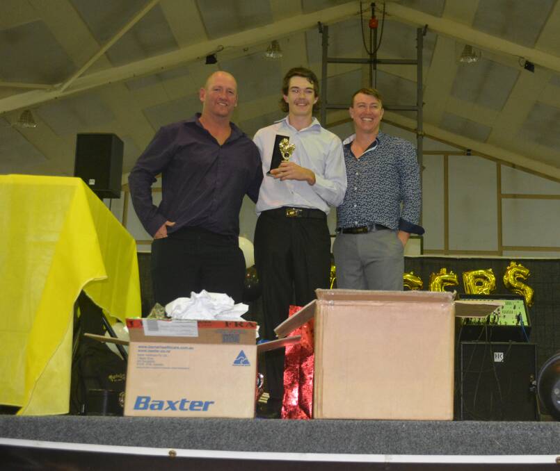 Baily Rhodes was given the supporters award at the Tenterfield Tigers presentation night. 