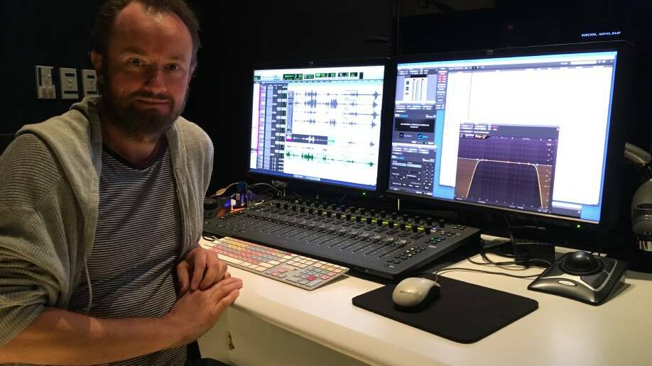 Recognised: Andy Wright is up for two Oscars following his sound work on Hacksaw Ridge. Picture: Supplied