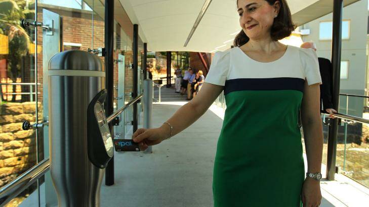 Gladys Berejiklian insists 90 per cent of people will pay the same or less using Opal. Photo: Kate Geraghty