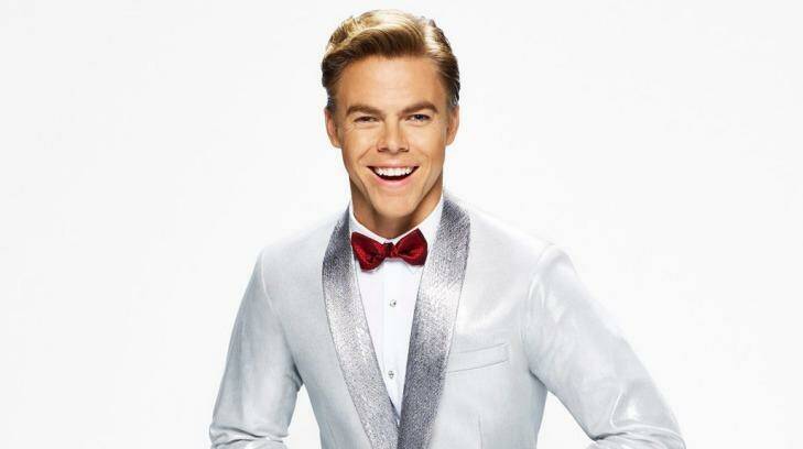 Derek Hough as Corny Collins, who hosts The Corny Collins Show in <i>Hairspray</i>. Photo: NBC