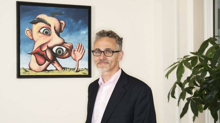 David Halpern in his office at the Behavioural Insights Team office in Greycoat Street, London Photo: Louis Porter