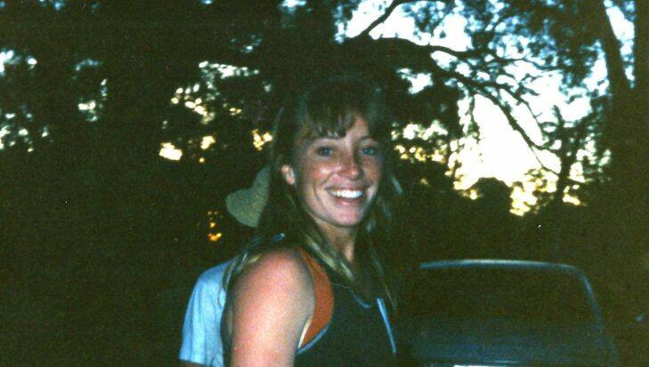 PHOTO SUPPLIED by Rania Spooner?? for story on 3D printed jaw shows Susie Robinson?? before the car accident in late 80s that left Susie with lifelong damage to her jaw and missing teeth.This photo taken?? end of January, just a couple of months before accident. THE AGE NEWS PUB DATE MARCH 2017 Photo: Supplied