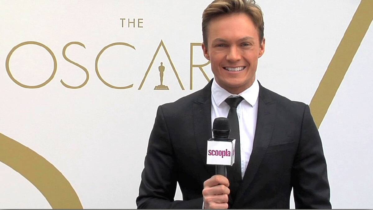 BIG TIME: Dean McCarthy at the Academy Awards.
