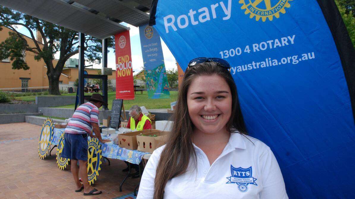 IT HAS CHANGED ME: Josie McIntyre is full of praise for Rotary’s youth programs, and encourages other teenagers to seize the opportunity.