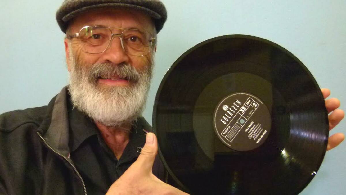 Peter shows off the re-issue of his album Fools Paradise which was released 40 years ago.