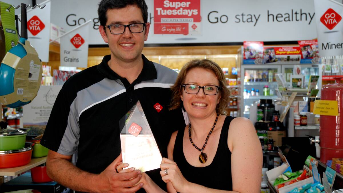 TOP SHOP: Tim and Rebecca Everett are still in shock after winning Go Vita’s Retailer of the Year award for NSW/ACT.