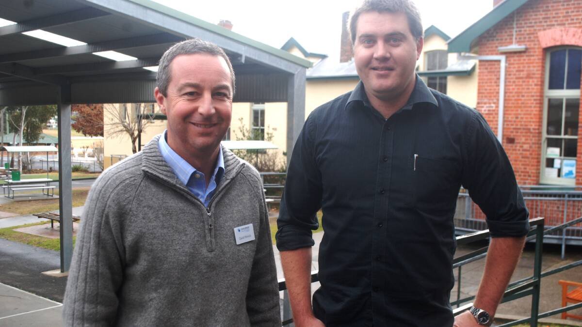 Challenge Community Services Area Manager New England/Northwest David Winnick and Challenge’s Armidale supervisor Adam Thurlow spent some time with families in Tenterfield last week. 