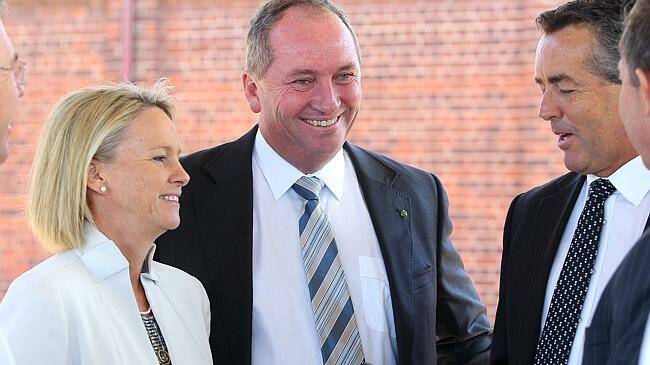 Federal Assistant Health Minister Fiona Nash, pictured with Barnaby Joyce, has announced a plan to attract more GP's to rural towns. 