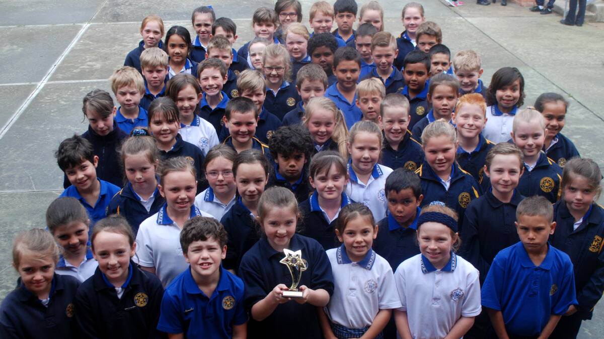 ON SONG: Sir Henry Parkes Memorial Public School won firs place in the Primary School Verse Speaking at the Eisteddfod.