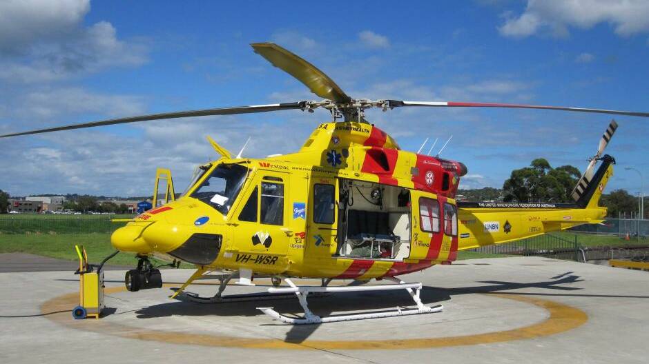 The Lismore Westpac Helicopter crew responded to the incident.