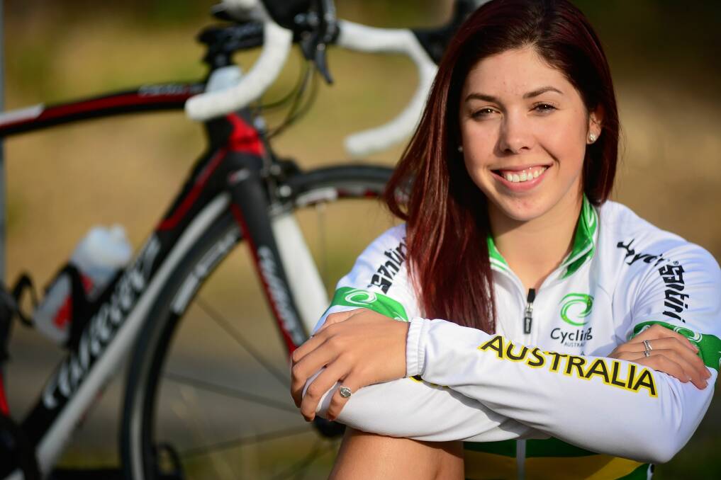 Perth cyclist Georgia Baker, age 22.