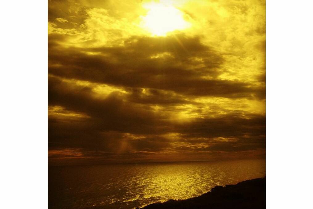 "Sun going down on Lancelin Western Australia." <i>Instagram</i>