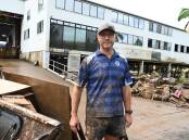 Troy Lickiss saved more than 120 people in South Lismore during the height of the flood. Picture Cathy Adams