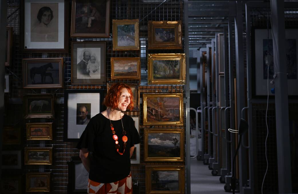 Tamworth Regional Gallery Director Bridget Guthrie said they wanted to highlight strong female modernist artists that were connected to the region. Picture by Gareth Gardner