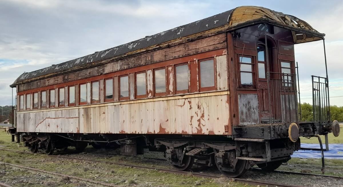 American Suburban First-Class Dining Car Carriage is the latest addition to the Tenterfield Railway Museum. Picture supplied