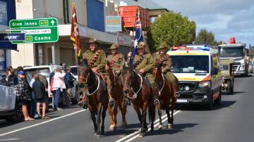 Anzac Day in Tenterfield in 2022. Picture by Melinda Campbell