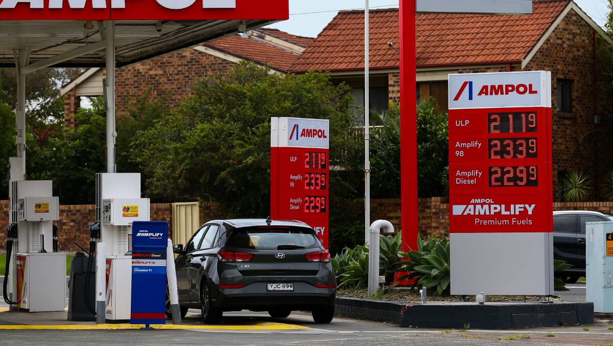 Petrol prices are generally above $2 a litre at the moment. Picture: Wesley Lonergan