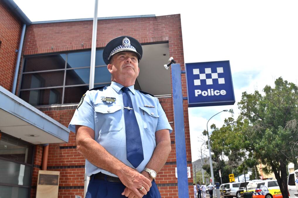 Taking charge: Superintendent Fred Trench will oversee 22 police stations in the Oxley Police District, which started this week. Photo: Ben Jaffrey