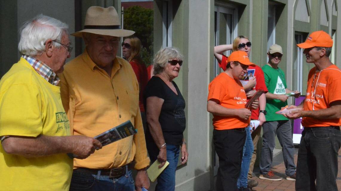 COUNTDOWN IS ON: More than 2000 people have already cast their vote in Armidale in the lead-up to the December 2 New England federal by-election. Photo: Rachel Baxter