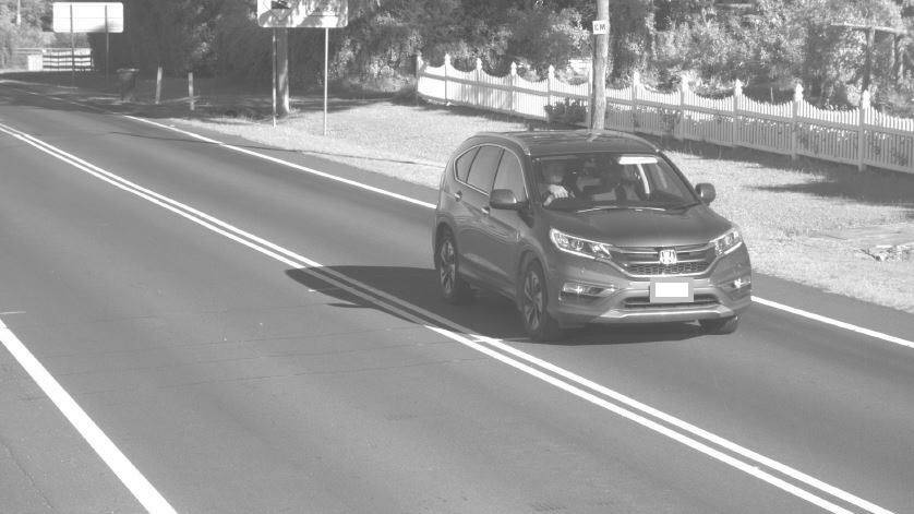 Public appeal: Have you seen this man? New England police are searching for the driver of this car after a pursuit in Tenterfield on December 6. Photo: NSW Police