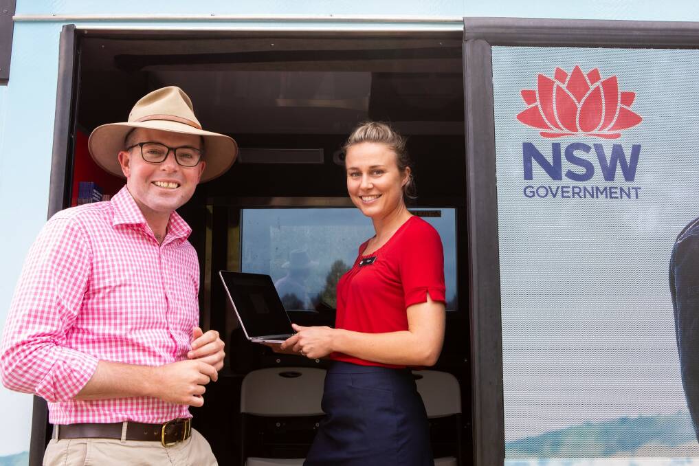 Northern Tablelands MP Adam Marshall is urging residents in Deepwater, Ashford, Mungindi, Boggabilla and Yetman to take advantage of visits by the Mobile Service NSW Centre in the coming fortnight. Photo: supplied