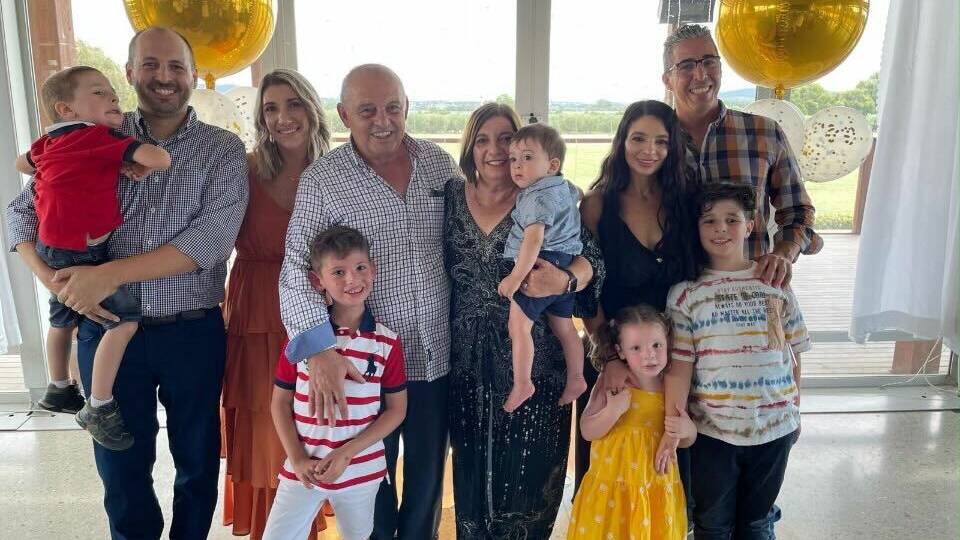Rozalia with her parents, grandparents, uncle and aunty, brother and cousins. Picture: Supplied