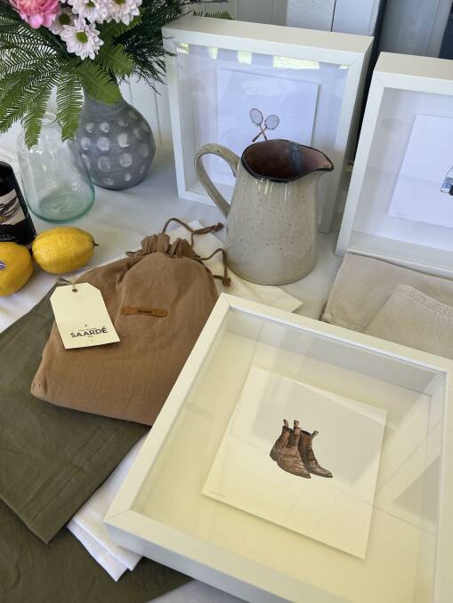 A selection of the homewares available.