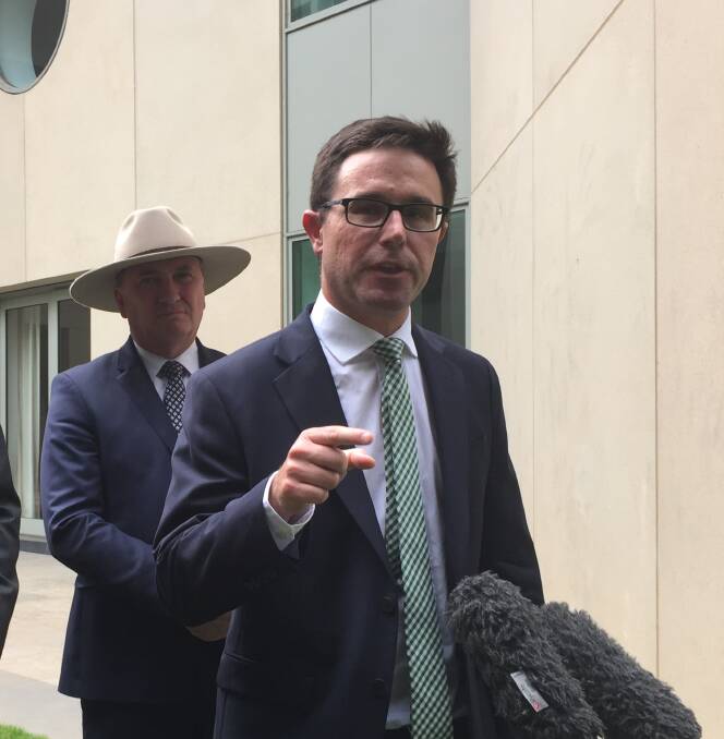 Agriculture and Water Resources Minister David Littleproud on the attack over live exports.