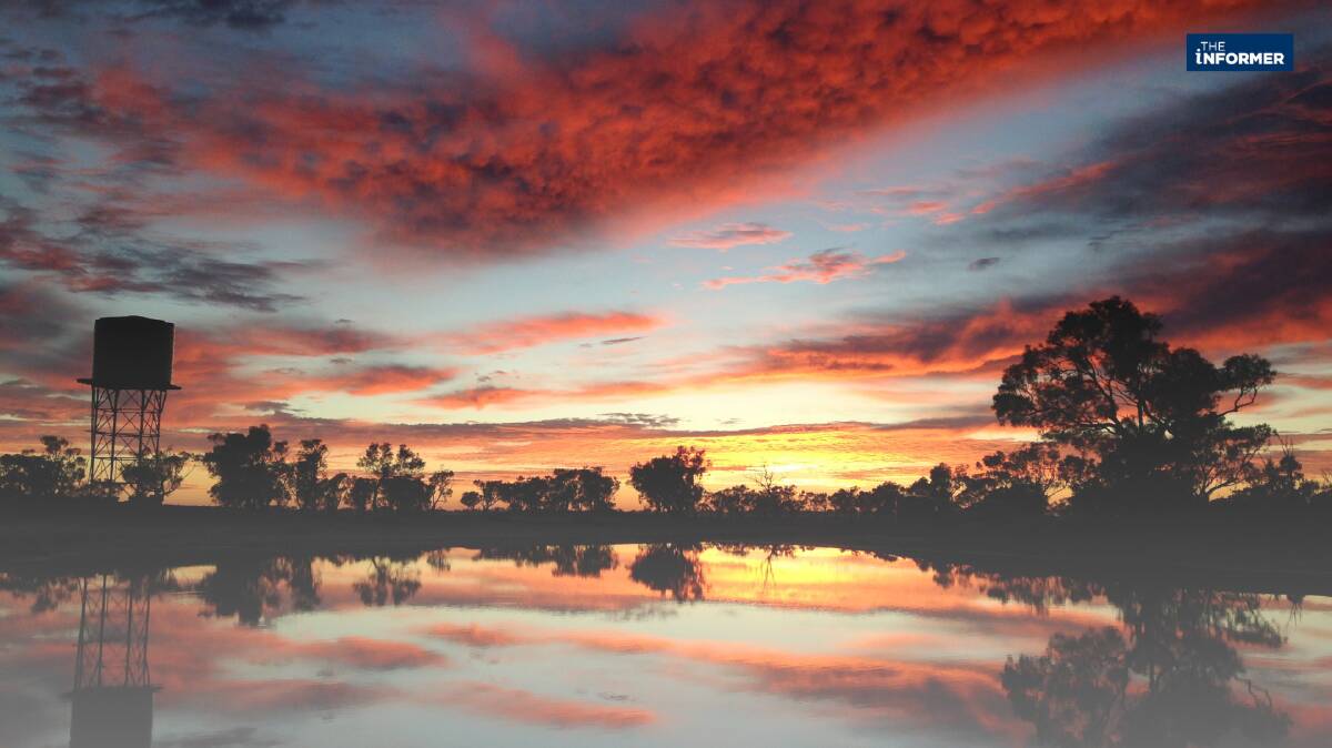Sunrise at Goodooga, NSW.