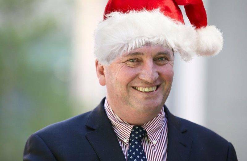 CHRISTMAS REMINDER: Barnaby Joyce says it's important to look out for others who might be struggling this Christmas. 