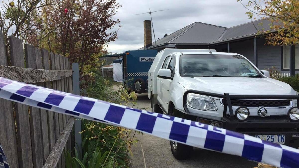 Human remains are believed to have been found at an address in Mitchell Street, Mowbray. Picture: Sarah Aquilina 