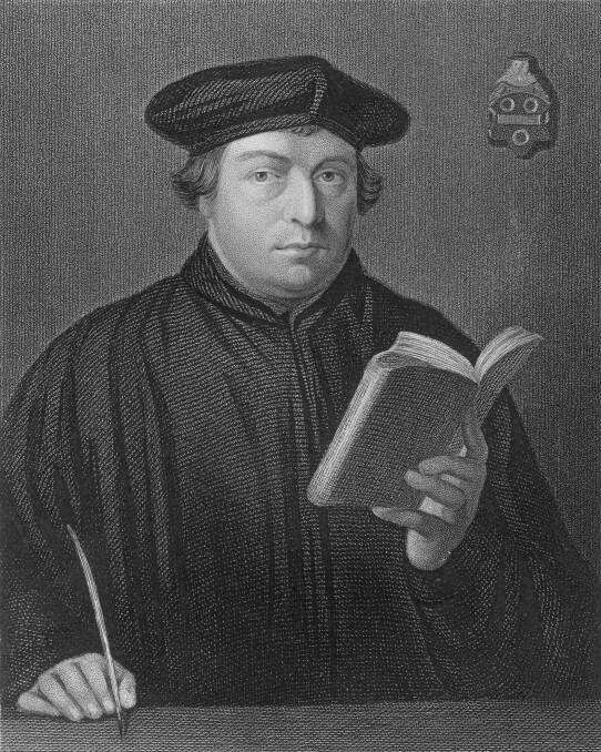 Change-maker: Martin Luther, a Roman Catholic monk and theologian, challenged the authority of the pope.