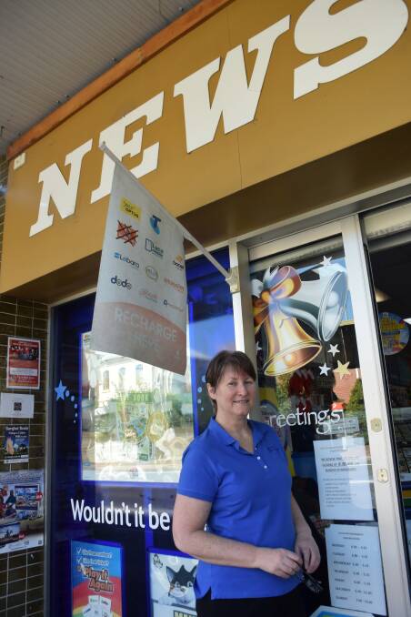 LET'S DO BUSINESS: Sullivan's Newsagency's Trish Parker also considers the directive to remove flags a restriction of trade.