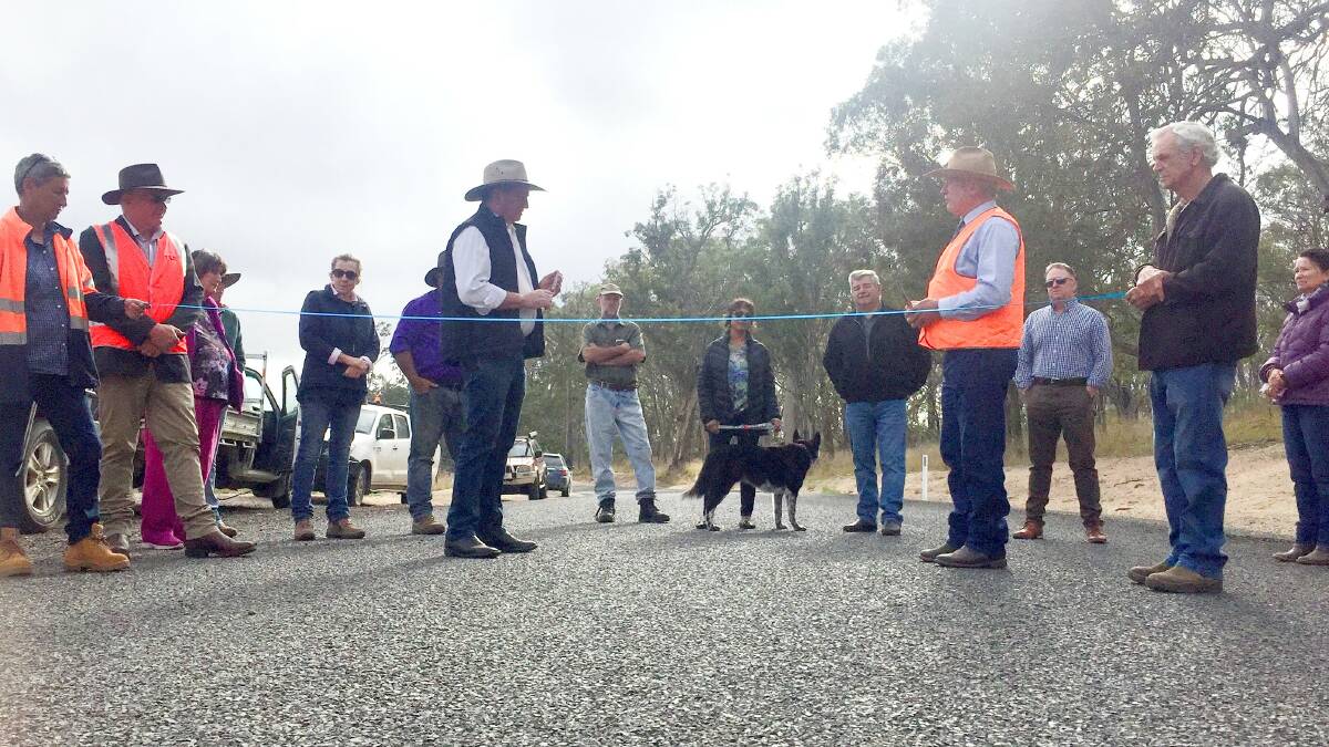 The opening of a section of Mt Lindesay Road at Wylie Creek sealed with Roads to Recovery funding was celebrated last September, but grants for the last few kilometres may be hard to justify on a cost-benefit basis.