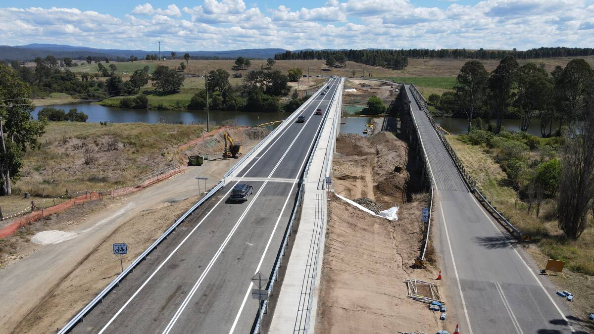 Both old and new Tabulam Bridges will be open to pedestrians this weekend.