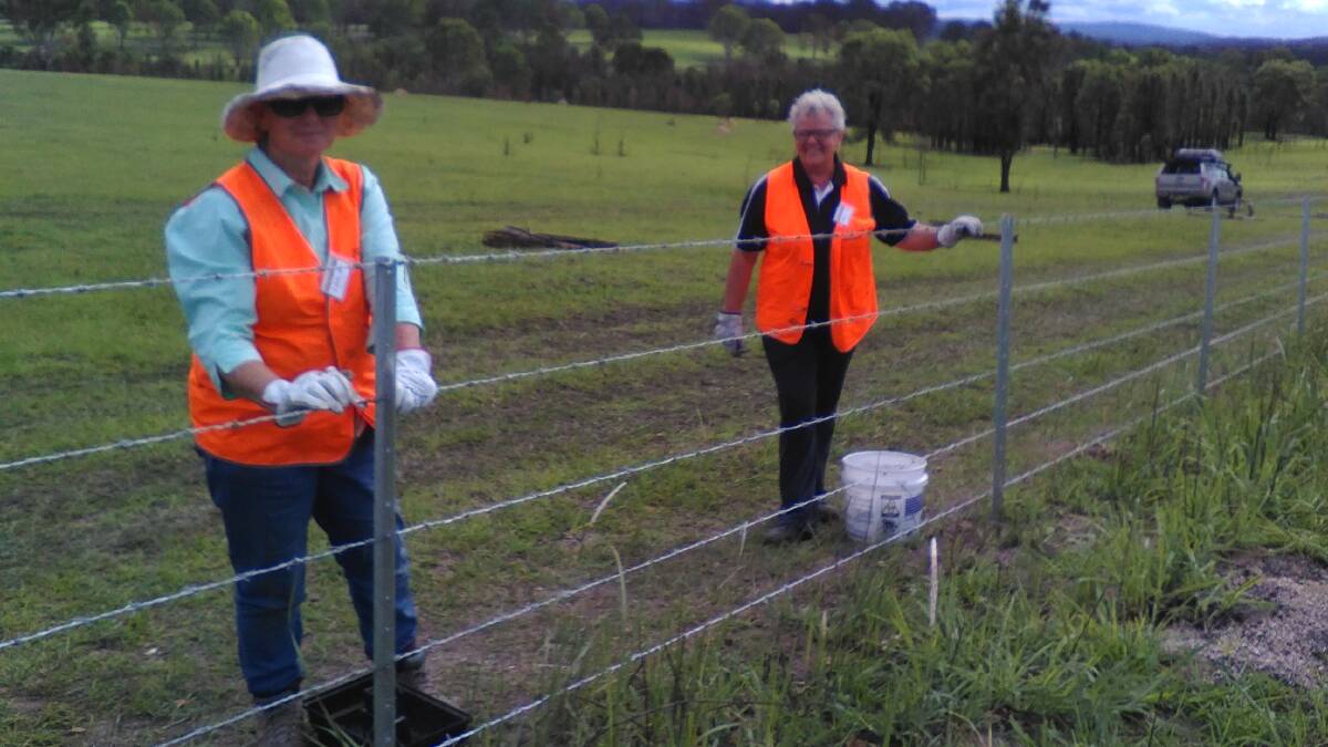 As BlazeAid volunteers helped with erecting fences, the Tabulam CWA was in the background supporting property owners with the materials.